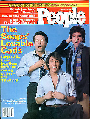 People Magazine March 9 1981 Soaps' Loveable Cads EX 081716jhe