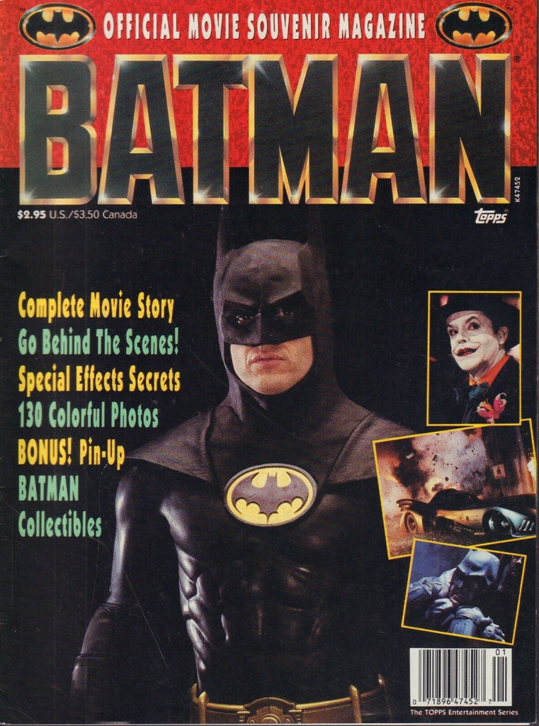 Batman Topps 1989 Micheal Keaton, Jack Nicholson 081117nonDBE
