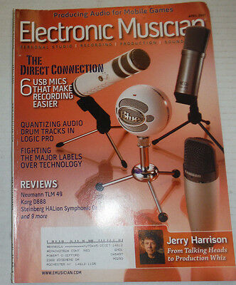Electronic Musician Magazine USB Mics & Jerry Harrison April 2007 021915r