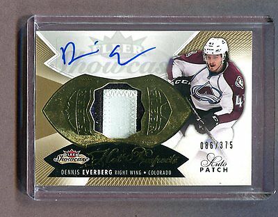 2015 Fleer Hot Prospects #169 Dennis Everberg Avalanche Autographed Patch jh4