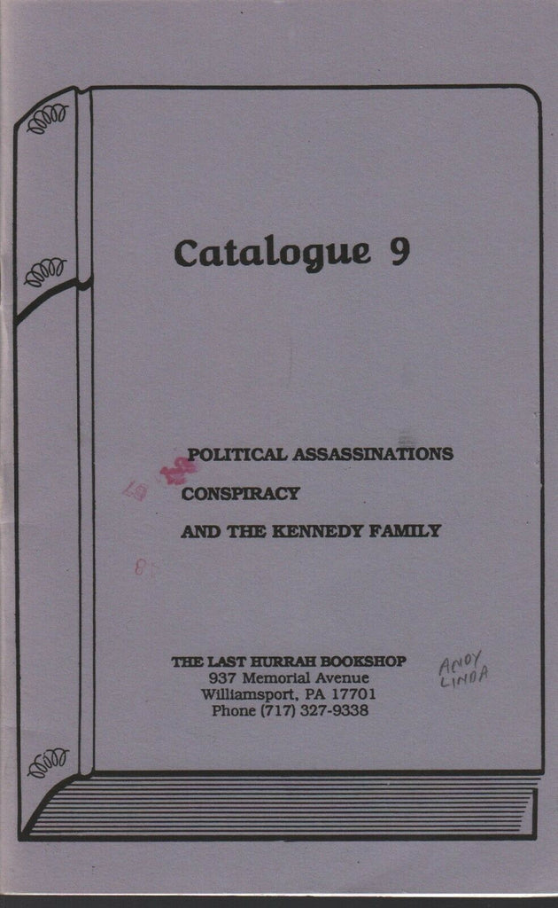 Political Assassinations Conspiracy The Kennedys 1988 Catalog #9 011320AME