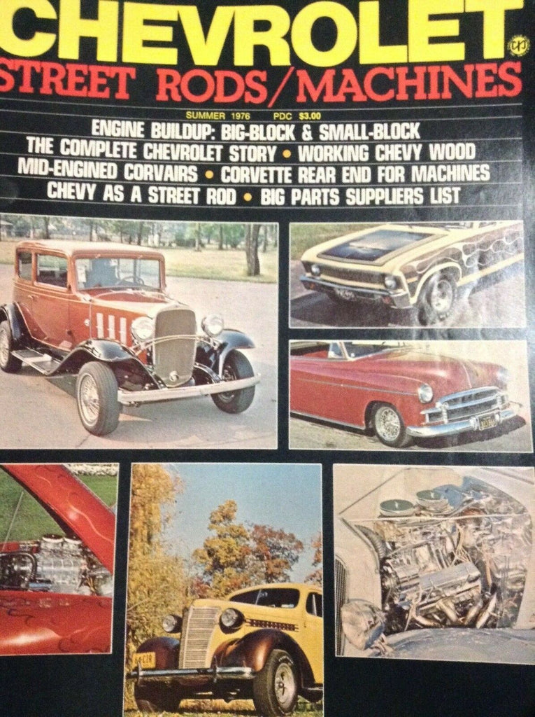 Chevrolet Magazine Street Rods/Machines Engine Buildup Summer 1976 012919nonr