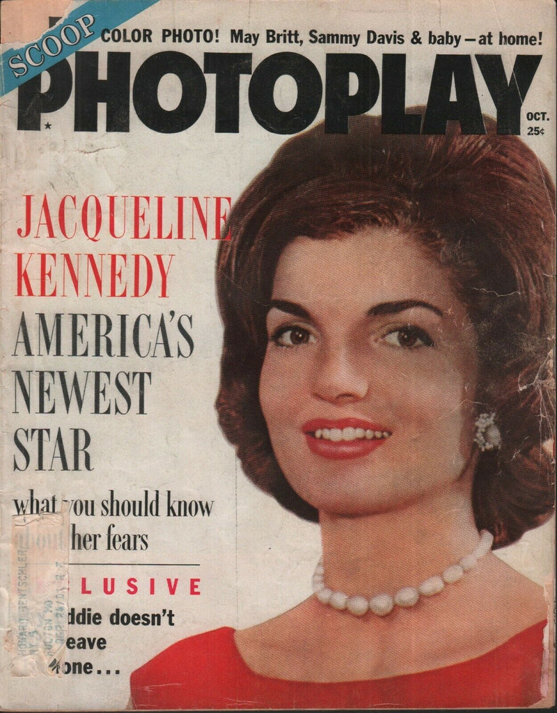 Photoplay October 1961 Jacqueline Kennedy May Britt Sammy Davis 070119AME2