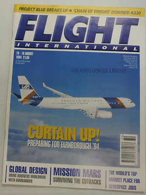 Flight International Magazine Preparing For Farnborough August 1994 FAL 060915R2