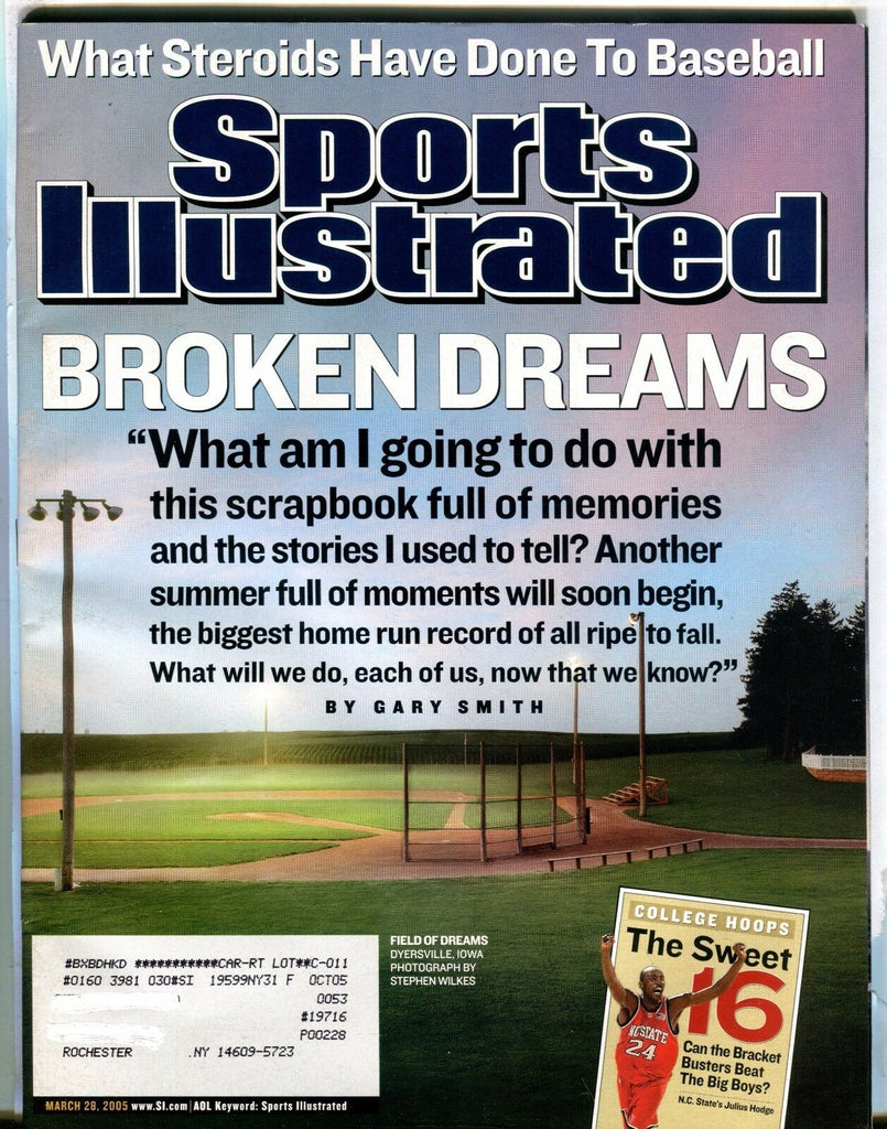 Sports Illustrated Magazine March 28 2005 Field Of Dreams EX w/ML 030817nonjhe