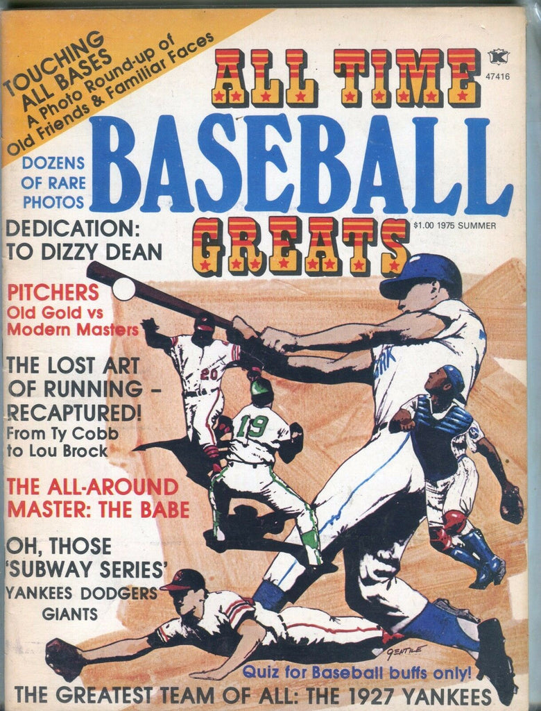 All Time Baseball Greats Magazine 1975 Summer EX No ML 050717nonjhe