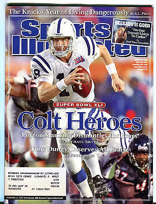 Sports Illustrated Magazine February 12 2007 Peyton Manning EX 031516jhe