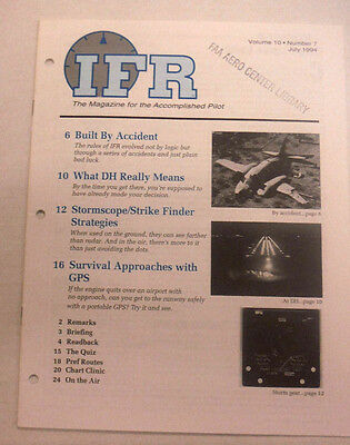 IFR Pilot Magazine Built By Accident July 1994 FAL 061815R