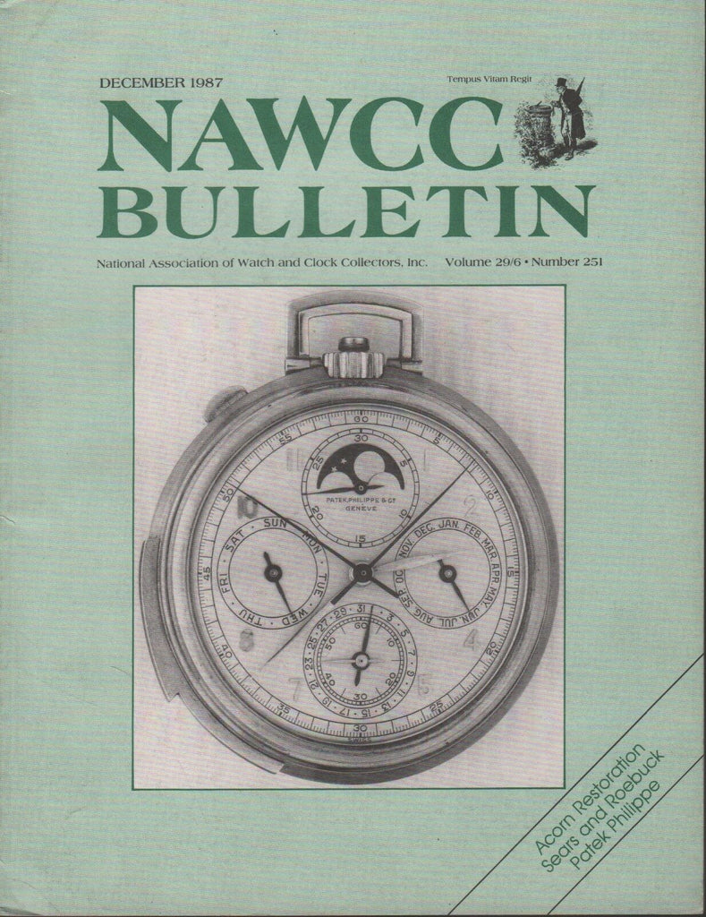 Nawcc Bulletin December 1987 National Association of Watch 051918DBE