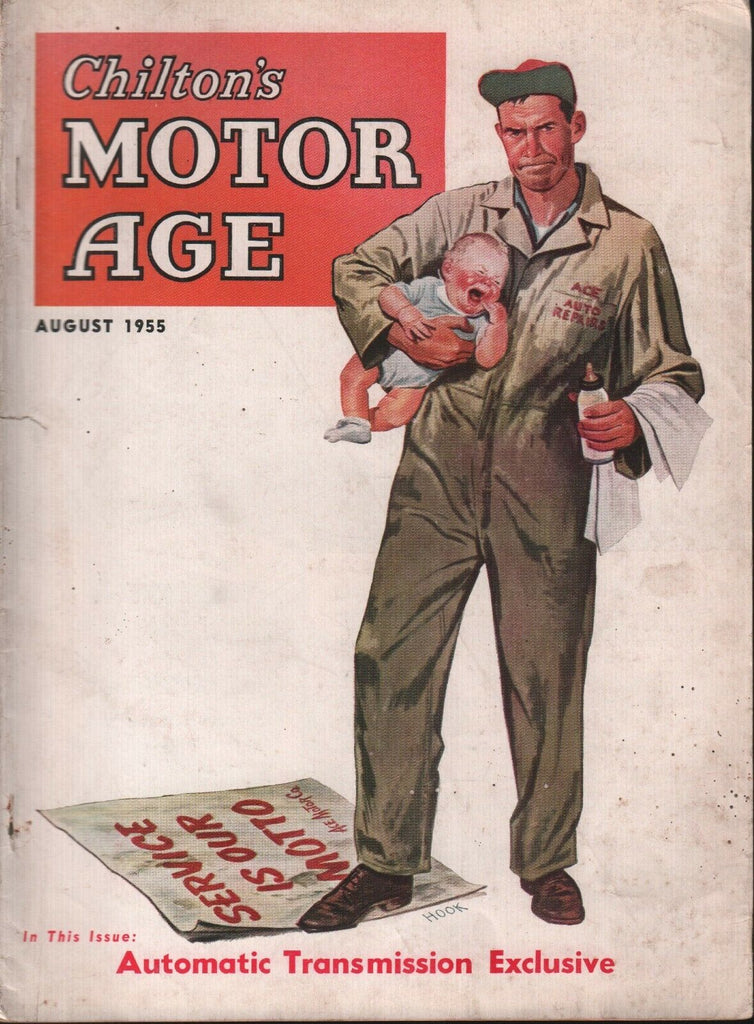 Chilton's Motor Age August 1955 Automatic Transmission Exclusive 100218ame
