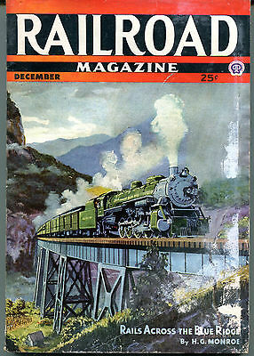 Railroad Magazine December, 1943 VG 120815jhe2