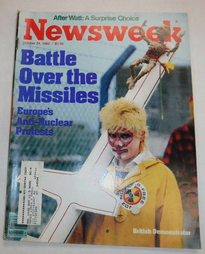 Newsweek Magazine Battle Over The Missiles October 24, 1983 100716R