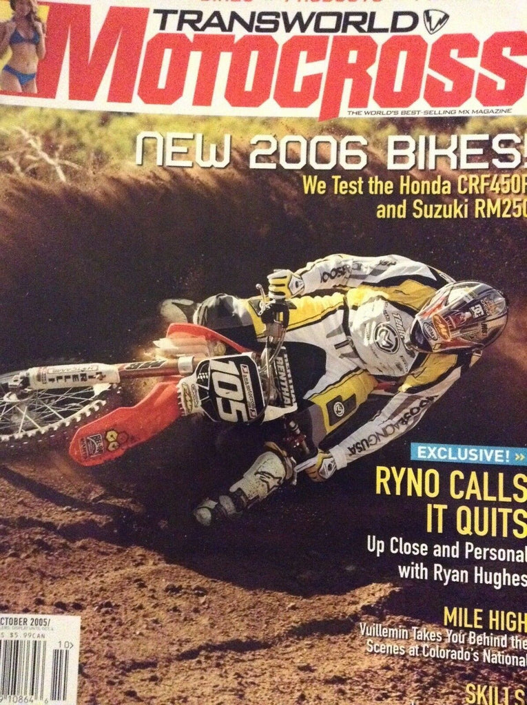 Transworld Motocross Magazine Ryan Hughes 2006 Bikes October 2005 122318nonrh