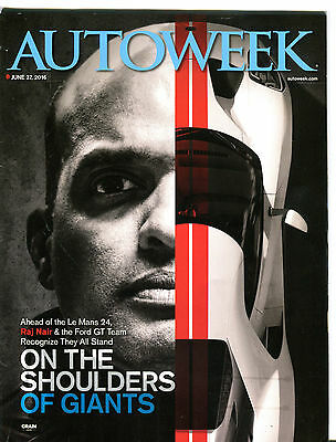 Autoweek Magazine June 27 2016 Raj Nair EX 072216jhe