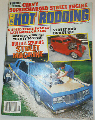 Popular Hot Rodding Magazine Suspension Tuning The Key August 1985 030215r