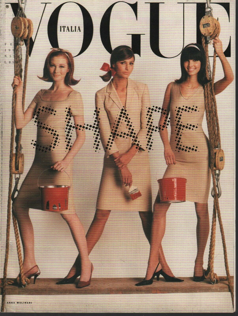 Vogue Italia Fashion Magazine February 1998 Anna Molinari 092820ame2