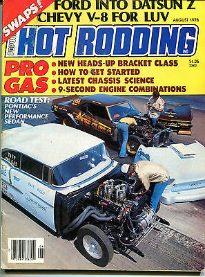 Hot Rodding Magazine August 1978 Pontiac's New Performance Sedan VGEX 122215jhe