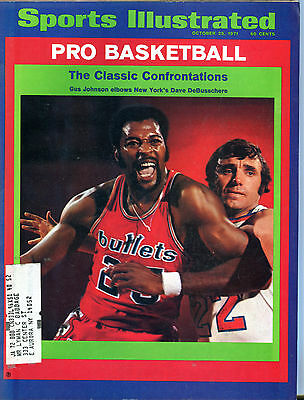 Sports Illustrated Magazine October 25 1971 Gus Johnson EX 060216jhe