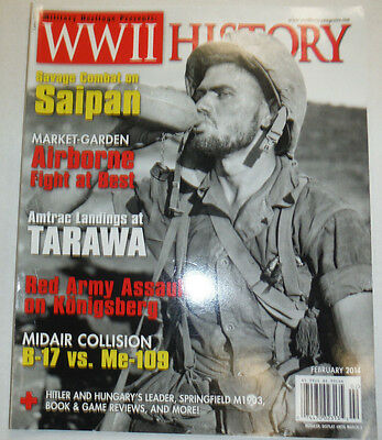 WWII History Magazine Savage Combat On Saipan February 2014 010615R2