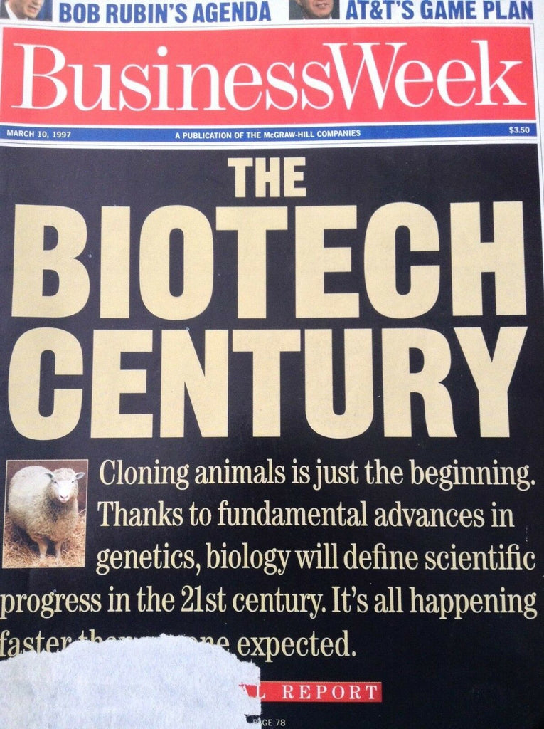 BusinessWeek Magazine The Biotech Century March 10, 1997 120618nonrh