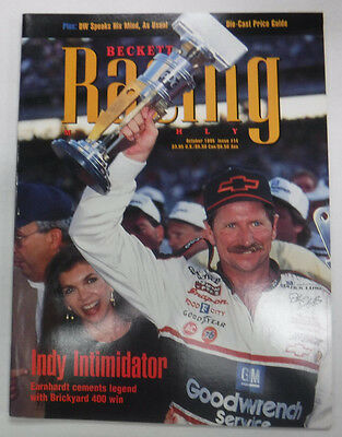 Beckett Racing Magazine Dale Earnhardt Indy Intimidator October 1995 081315R2