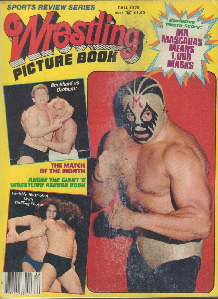 Wrestling Picture Book Fall 1978 Mil Mascaras Andre The Giant 022819DBE