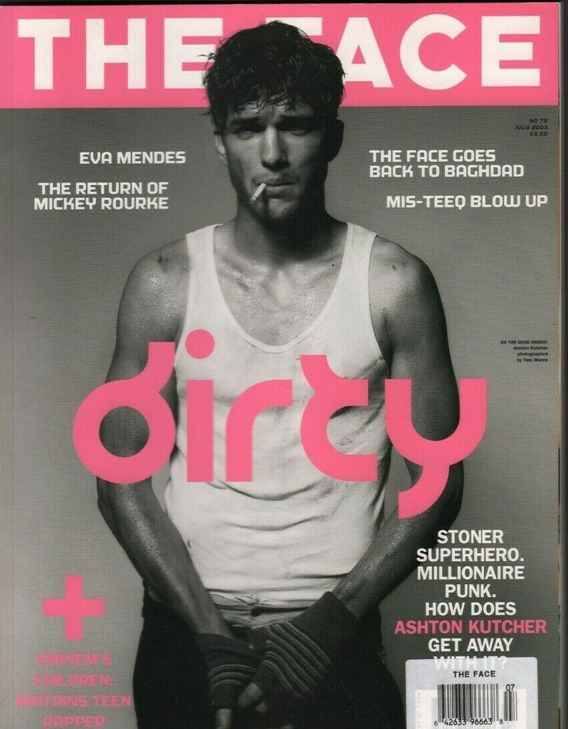 The Face July 2003 Ashton Kutcher Eminem Eva Mendes Mickey Rourke 021820DBF