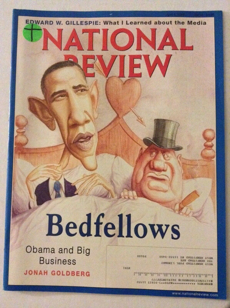 National Review Magazine Barack Obama & Big Business April 6, 2009 060119nonrh
