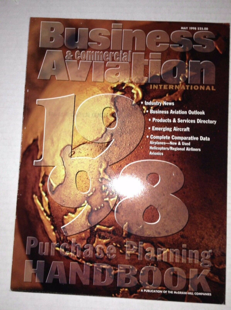 Business & Commercial Aviation Magazine Planning May 1998 FAA FAL 111716RH