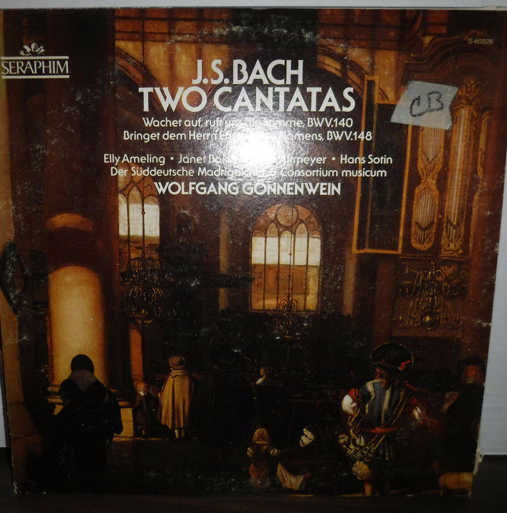 J.S. Bach Two Cantatas Wolfgang Gonnenwein Vinyl S-60328 010218LLE