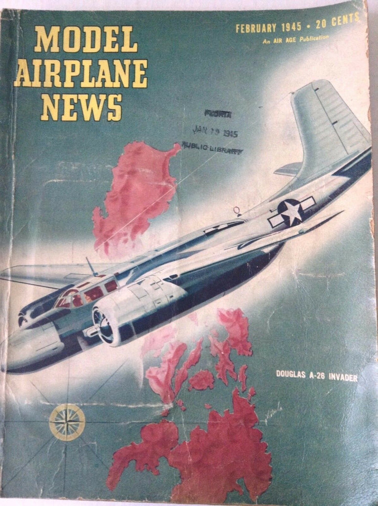 Model Airplane News Magazine Douglas A26 Invader February 1945 082817nonrh