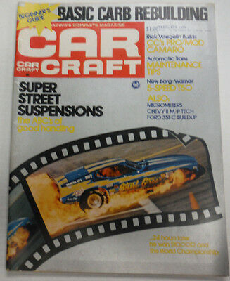 Car Craft Magazine Super Street Suspensions February 1975 NO ML 072415R