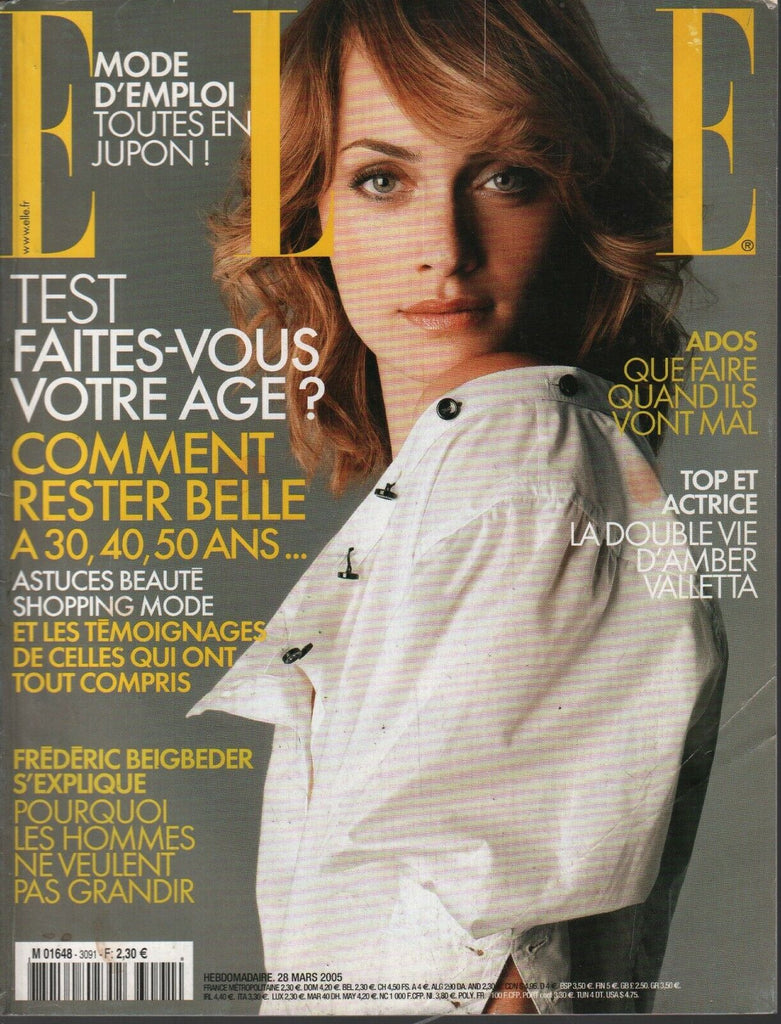 Elle French Fashion March 28 2005 Emma Thompson Amber Valletta 091120ame2