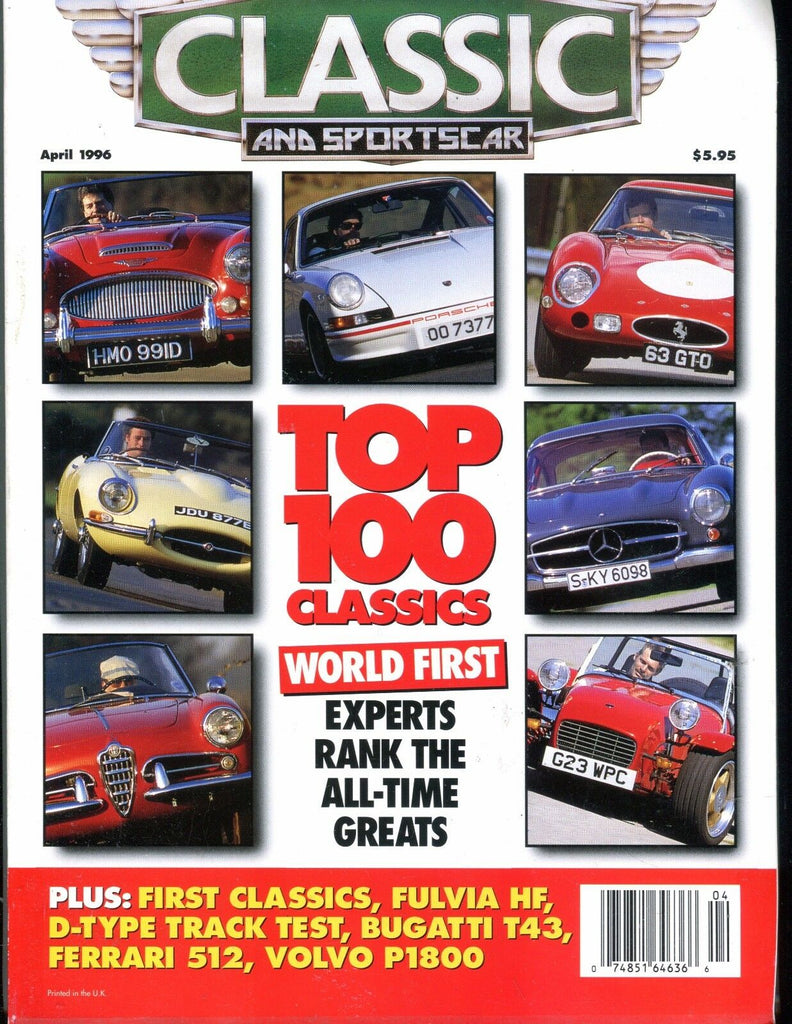 Classic And Sportscar Magazine April 1996 Ferrari EX 050317nonjhe
