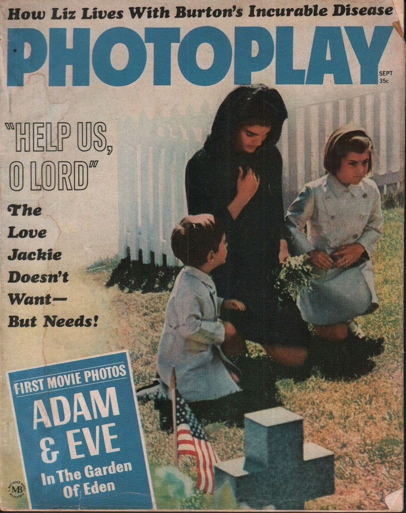 Photoplay September 1964 Jackie Kennedy Elizabeth Taylor 062019AME2
