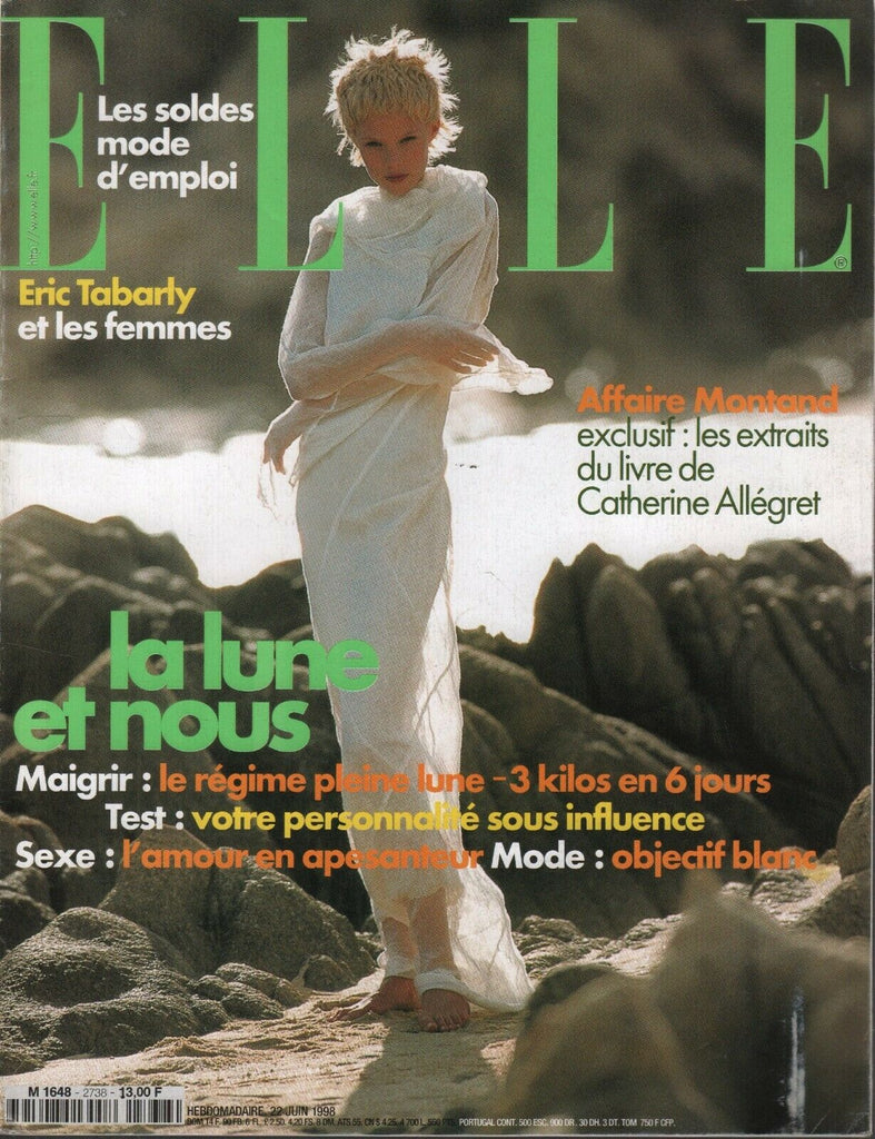 Elle French Magazine 22 Juin 1998 Catherine Allegret Eric Tabarly 091719AME2