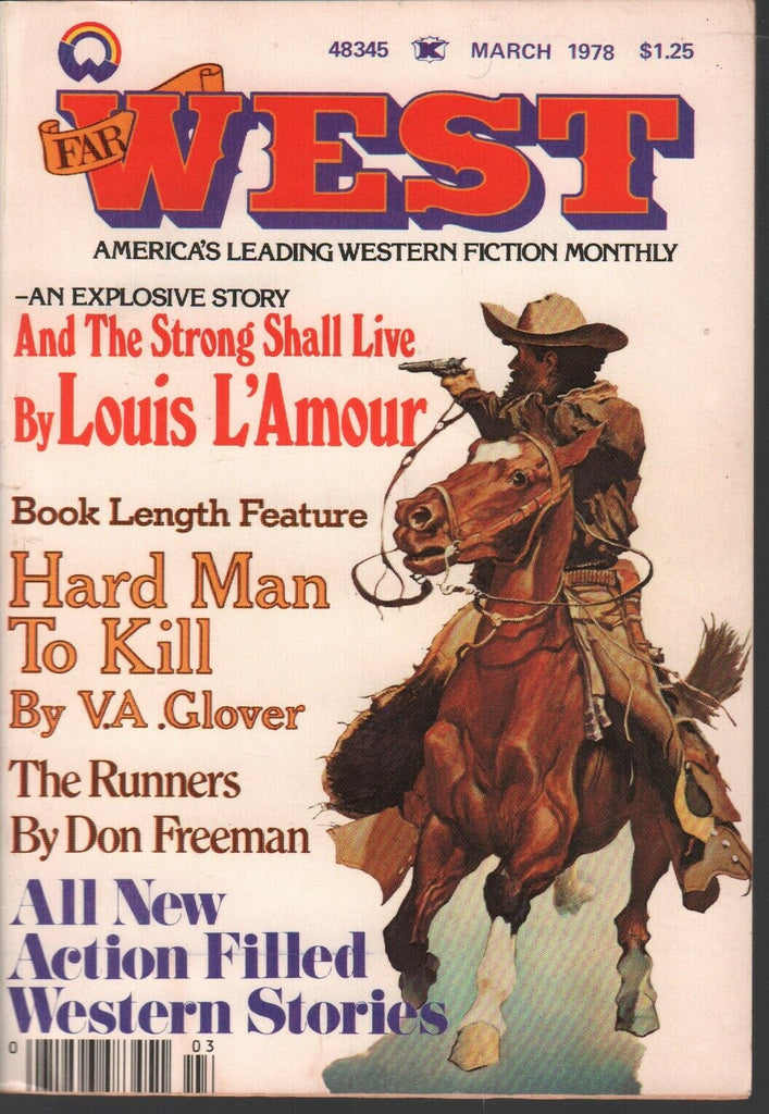 Far West March 1978 Louis L'Amour Western Fiction First Issue 082820AME