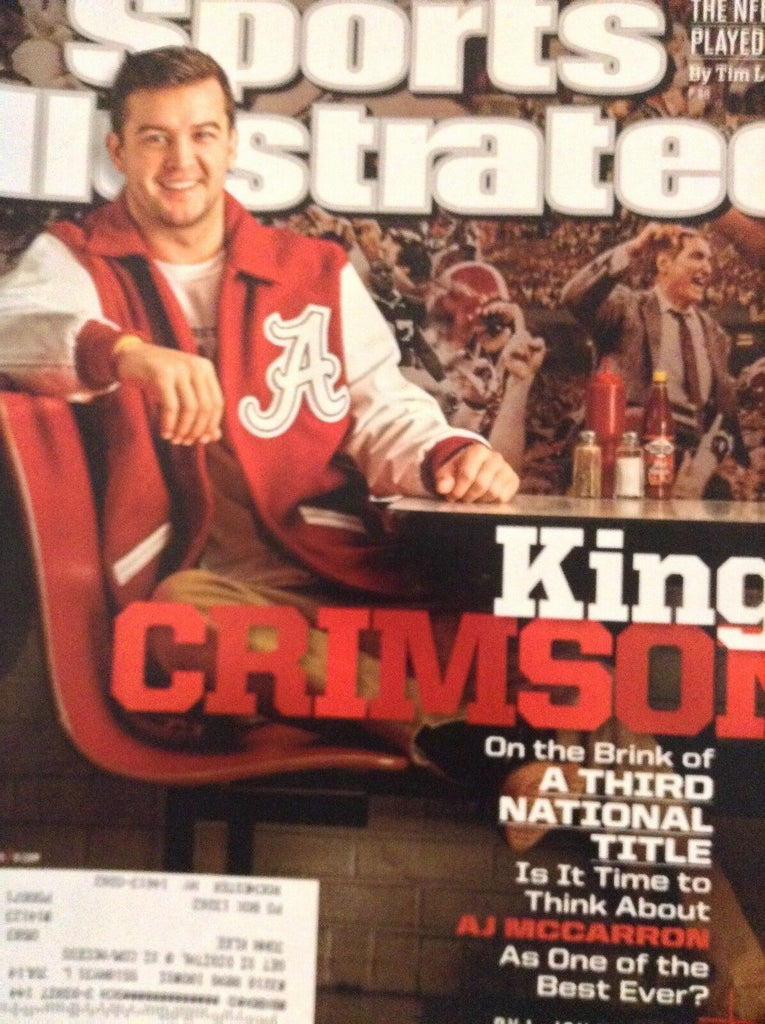 Sports Illustrated Magazine Aj McCarron November 25, 2013 121218nonrh