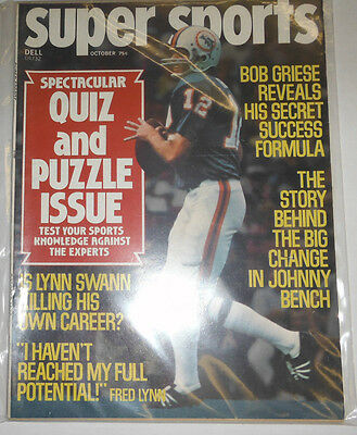 Super Sports Magazine Bob Griese & Lynn Swann October 1976 092014R
