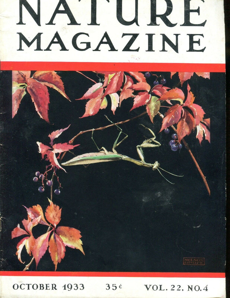 Nature Magazine October 1933 VG No ML 020617jhe
