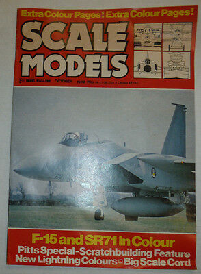Scale Models Magazine F-15 And SR71 In Colour October 1982 040915R