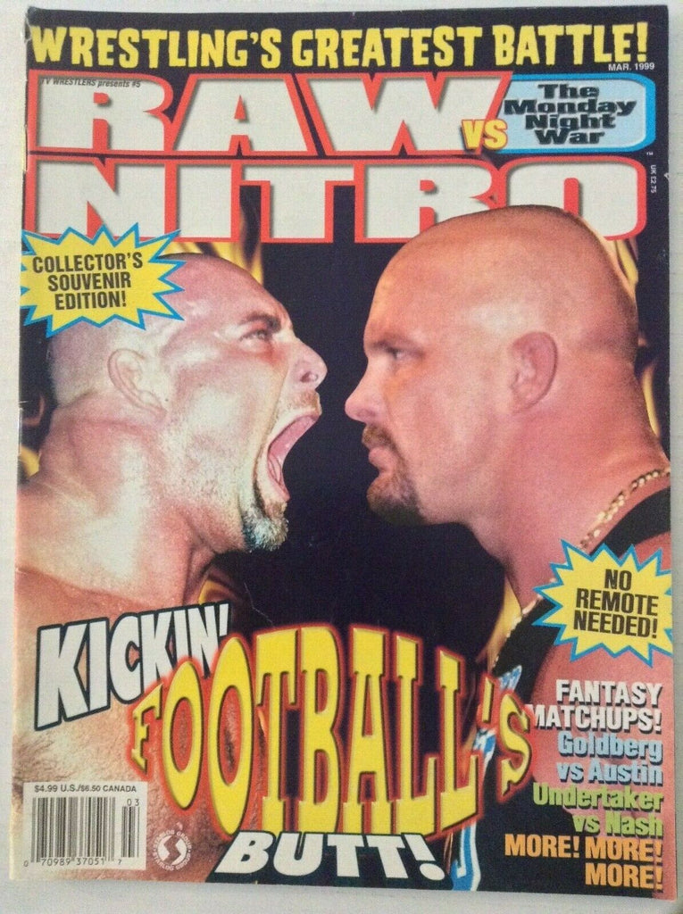 Raw Vs Nitro Goldberg Stone Cold Undertaker Kevin Nash March 1999 022319nonrh
