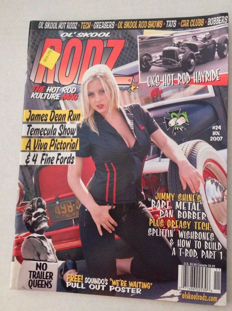 Ol' Skool Rodz Magazine James Dean Run Jimmy Shine November 2007 030217NONRH