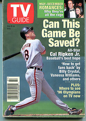 TV Guide July 8-14, 1995 Cal Ripken Jr. Jerry Seinfeld EX NO ML 121015jhe