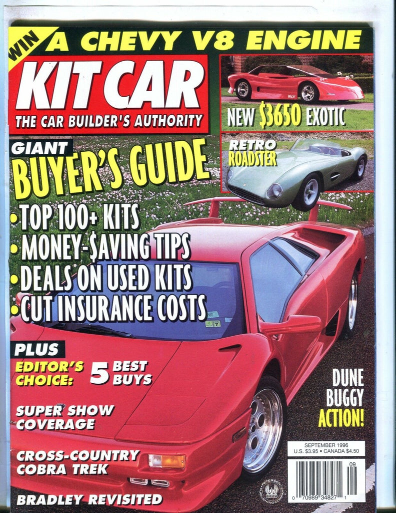 Kit Car Magazine September 1996 Chevy V8 Engine EX 050317nonjhe