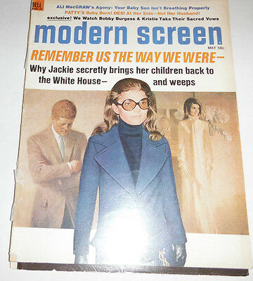 Modern Screen Magazine Jackie Kennedy & Ali MacGraw May 1971 080214R