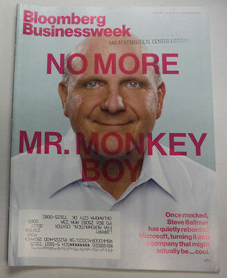Bloomberg Businessweek Magazine Steve Ballmer Rebooted January 2012 071015R