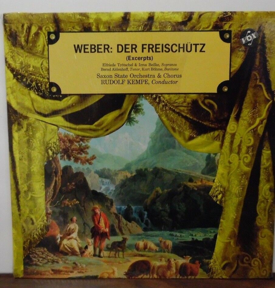 Weber: Der Freischutz (experts) Rudolf Kempe vinyl STPL 518040 040818LLE