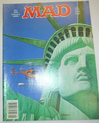 Mad Magazine Statue Of Liberty & The Evolution Of Species January 1985 032615R