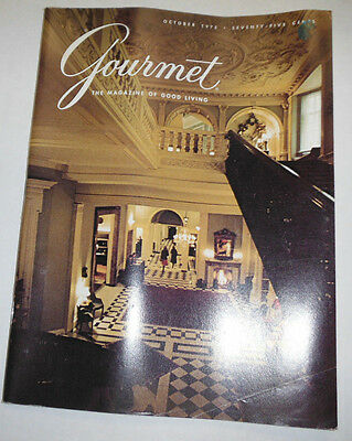 Gourmet Magazine Geneva's Golden Shore October 1975 102214R